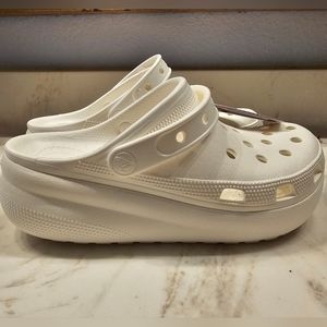 Kids Cutie Crush Clog Crocs, white, soze J6